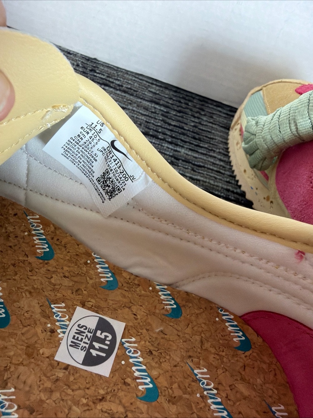 Nike Union LA x Cortez SP Sesame 2022 Men’s Size 11.5-New Without box - Picture 8 of 9